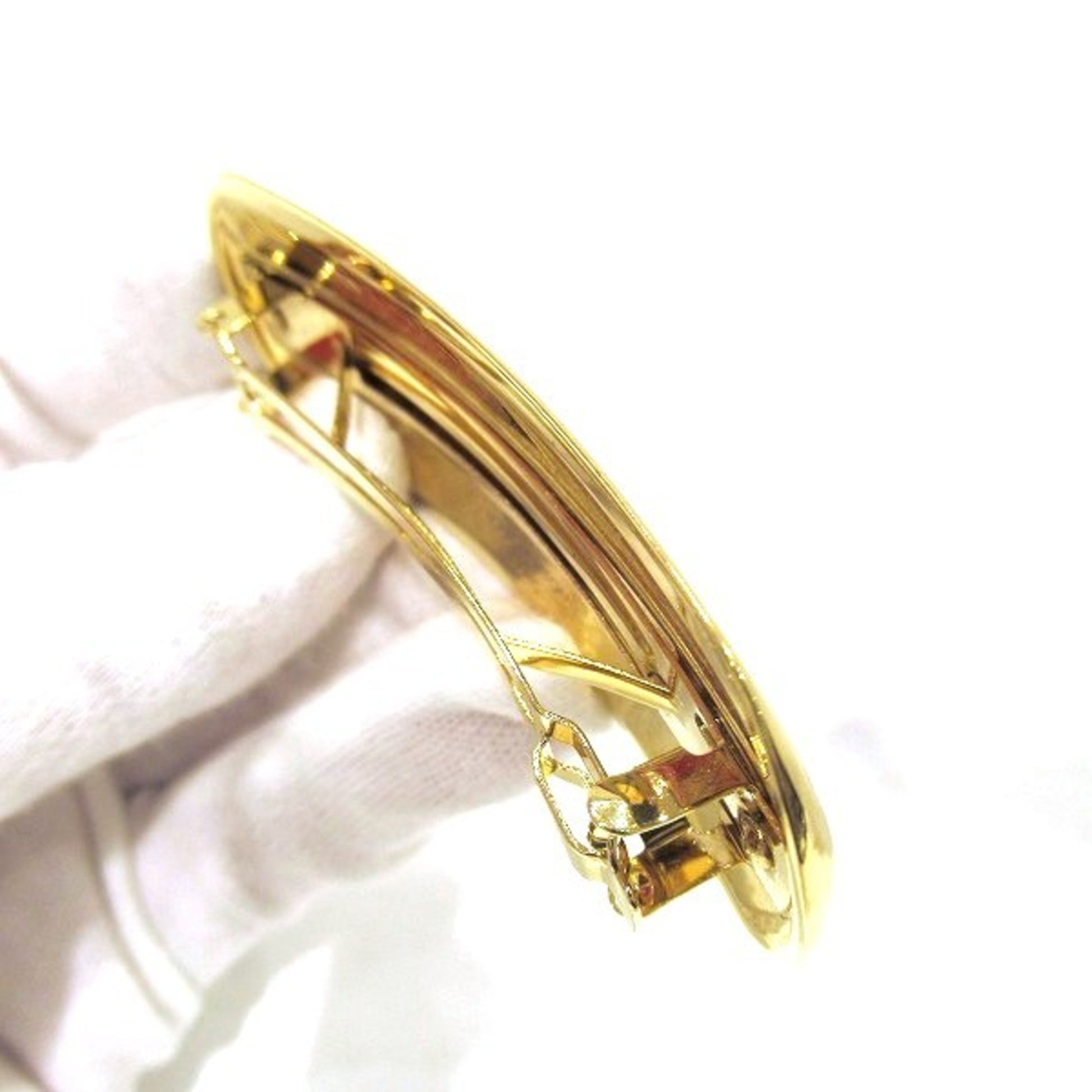 Louis Vuitton Barrette Nanogram Hair Clip M80277 Brand Accessories