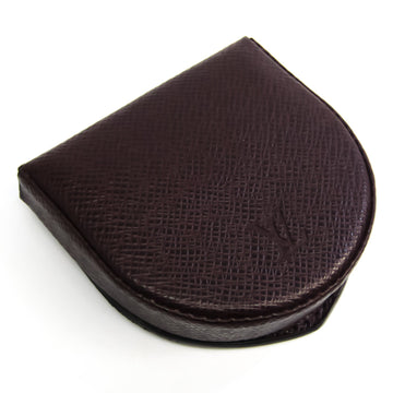 Louis Vuitton Taiga Portonet Cuvette M30376 Unisex Taiga Leather Coin Purse/coin Case Acajou