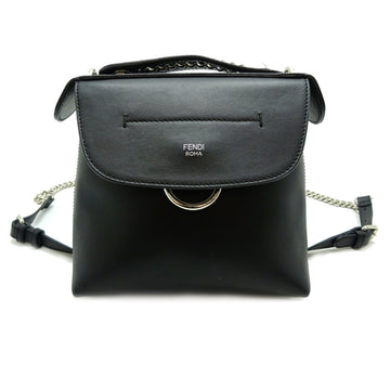 Fendi Women's Leather Shoulder Bag Black