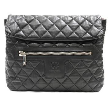 CHANEL Coco Cocoon Backpack 7094 Black Leather Women's Men's