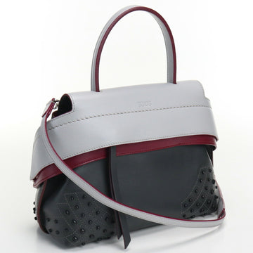 TOD'S wave bag handbag leather ladies