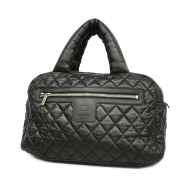 Chanel Coco Cocoon Women's Leather Tote Bag Black