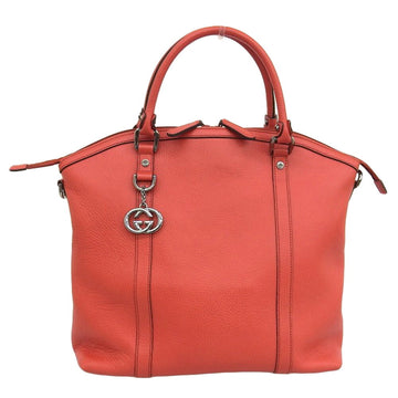Gucci 2WAY bag leather red 339551