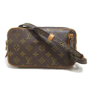 LOUIS VUITTON Pochette Marly Bandouliere Shoulder Bag Brown Monogram PVC coated canvas M51828