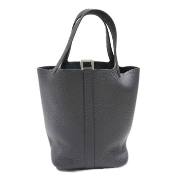 HERMES Picotan PM Tote Bag Cavan Taurillon U Engraved Ladies Men's