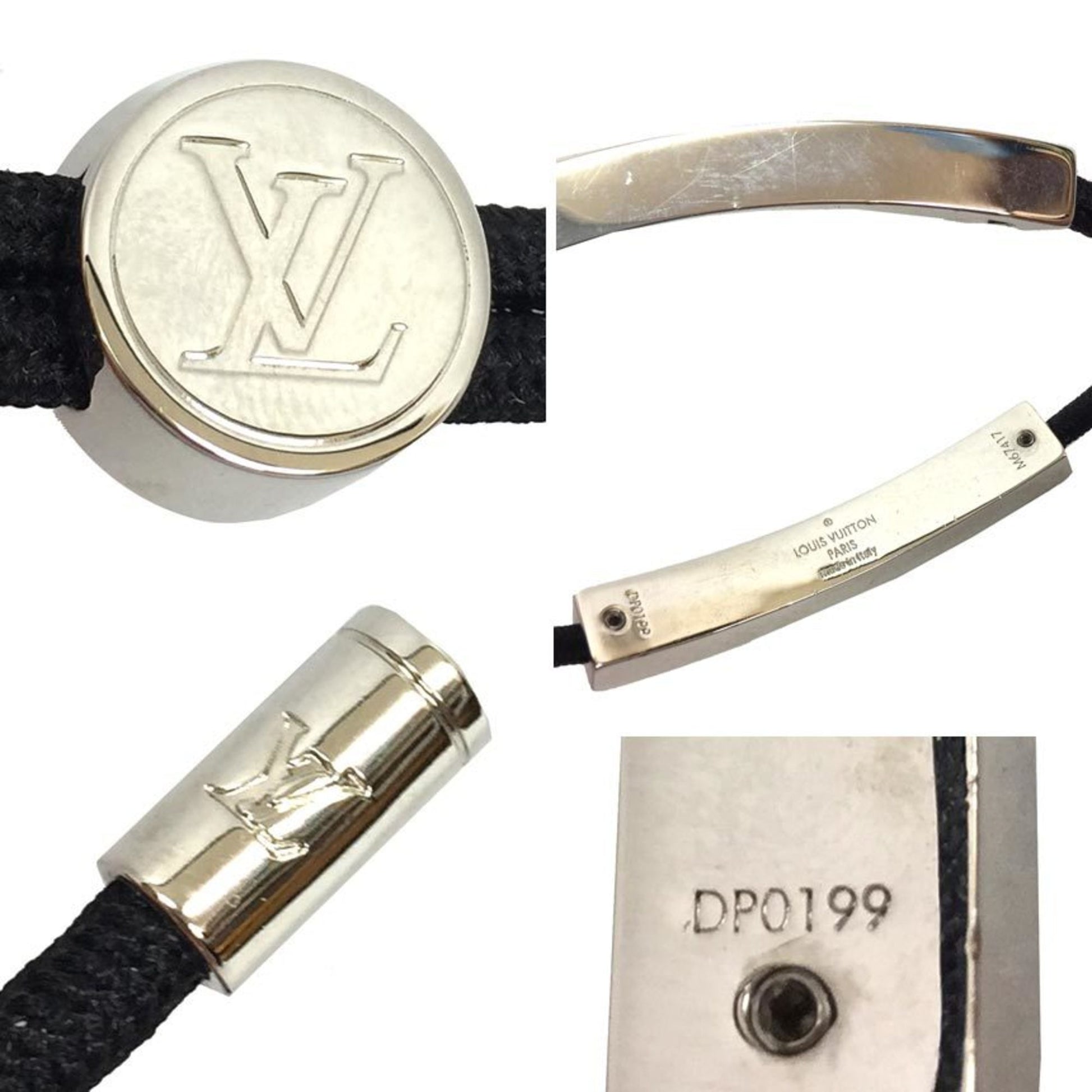 LOUIS VUITTON brasserie heart fall love LV logo bracelet 7.8 inch