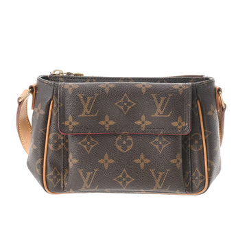 LOUIS VUITTON Monogram Vivacite PM Brown M51165 Women's Canvas Shoulder Bag