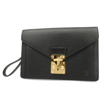 LOUIS VUITTONAuth  Epi Serie Dragonne M52612 Women's Clutch Bag Noir