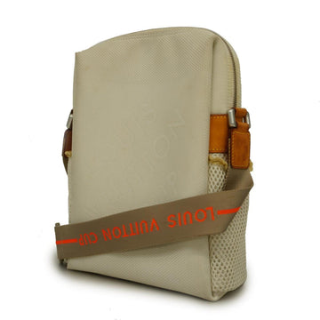 LOUIS VUITTON Shoulder Bag Damier Jean Weatherly M80637 White Men Women