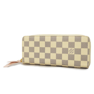 LOUIS VUITTONAuth  Damier Azur Portefeuille Clemence N61264