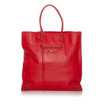 Balenciaga The Paper Leisure Tote Bag 259572 Red Leather Ladies BALENCIAGA