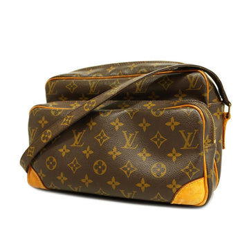 LOUIS VUITTON Shoulder Bag Monogram Nile M45244 Brown Ladies