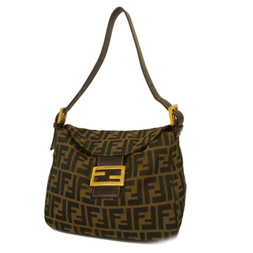 FENDIAuth  Zucca Women's Canvas Handbag Brown