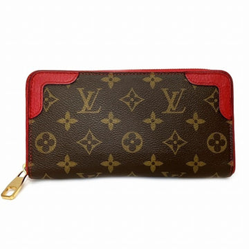 LOUIS VUITTON Monogram Zippy Wallet M61854 Long Women's