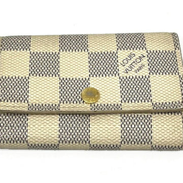 LOUIS VUITTON Damier Azur Multicle 6 N61745 Key Case Accessories Women's Men's