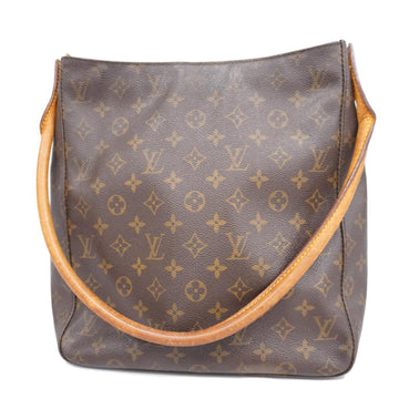 LOUIS VUITTON Shoulder Bag Monogram Looping GM M51145 Brown Ladies