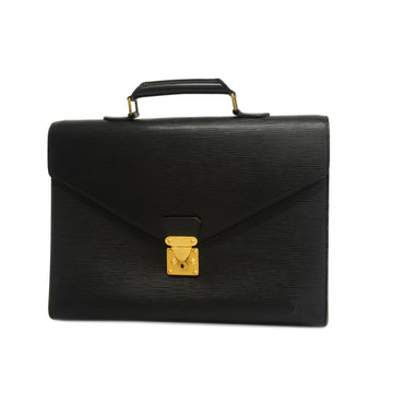 LOUIS VUITTONAuth  Epi M54412 Men's Briefcase Noir