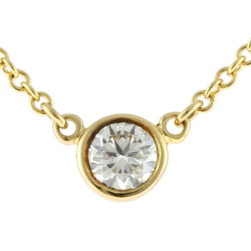 TIFFANY & Co. Necklace 18K Gold Diamond Ladies