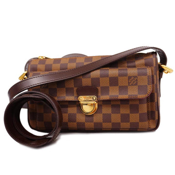 LOUIS VUITTON Shoulder Bag Damier Ravello GM N60006 Ebene Ladies