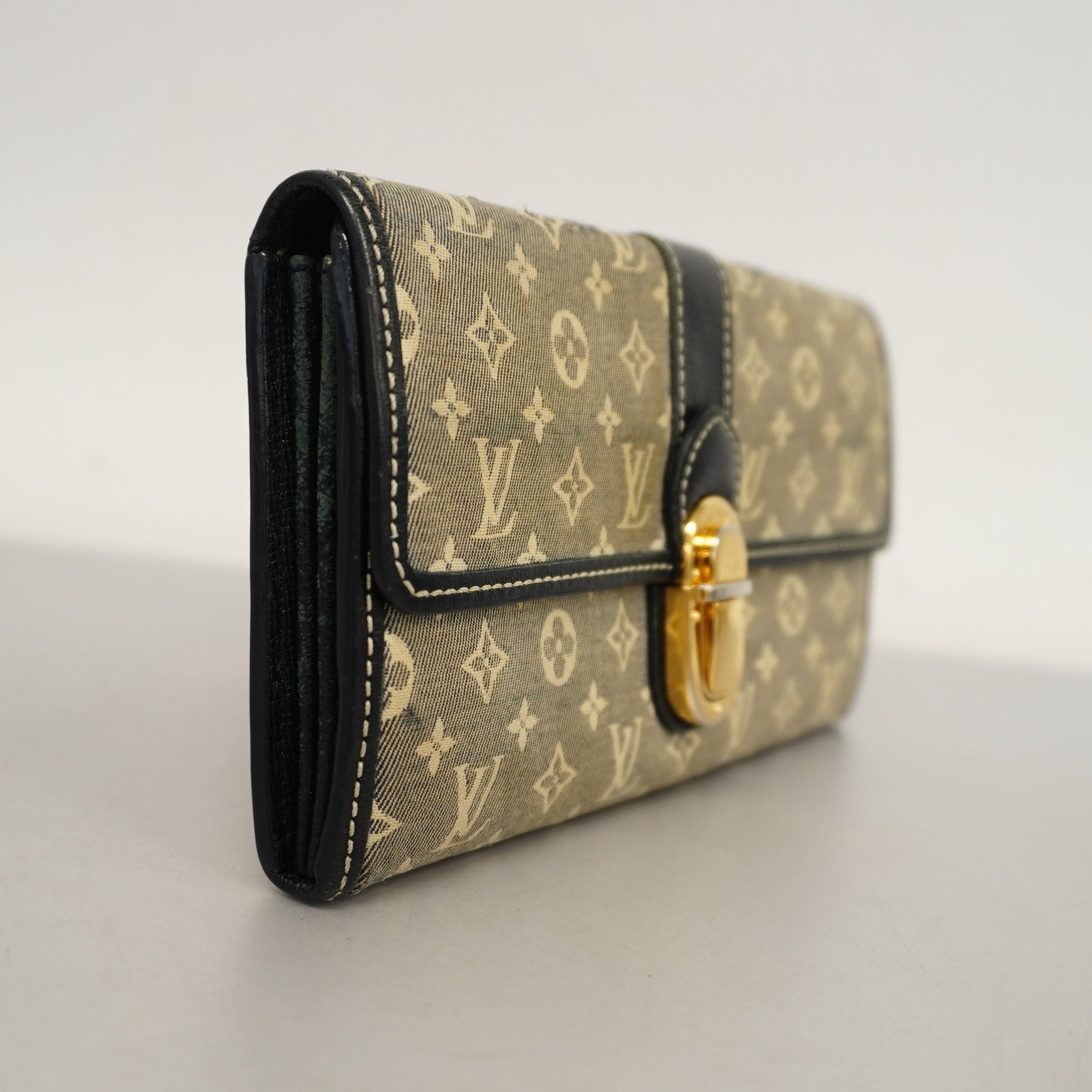 Louis Vuitton Monogram Idylle Mini Lin Long Wallet
