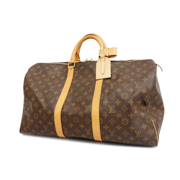 LOUIS VUITTONAuth  Monogram Keepol 50 M41426 Boston Bag