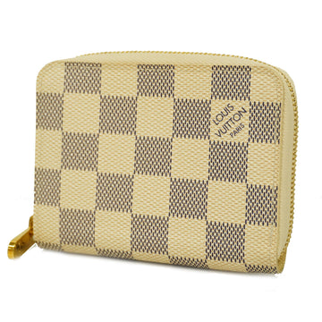 LOUIS VUITTONAuth  Damier Azur Zippy Coin Purse N63069 Women's Coin Purse/coin