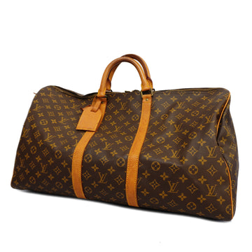 LOUIS VUITTONAuth  Monogram Keepol 55 M41424 Men,Women,Unisex Boston Bag