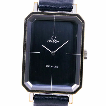 OMEGA Deville/Deville Stainless Steel Navy Manual Winding Analog Display Men's Dial Watch