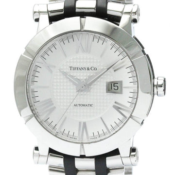TIFFANYPolished  Atlas Steel Rubber Automatic Watch Z1000.70.12A10A00A BF566334