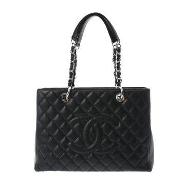 CHANEL GST Grand Tote Black Ladies Caviar Skin Bag