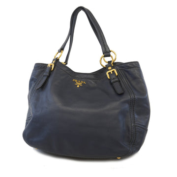 Prada Tote Bag Women's Leather Tote Bag Navy