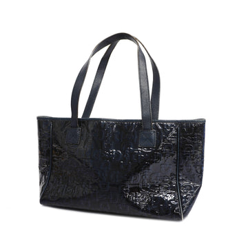 GUCCIAuth  264221 Women's Patent Leather Handbag,Tote Bag Navy