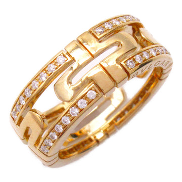 BVLGARI Parentesi diamond ring Ring Clear K18 [Yellow Gold] Clear