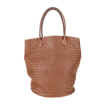 BOTTEGA VENETA intrecciato tote bag 215439 leather brown bucket type