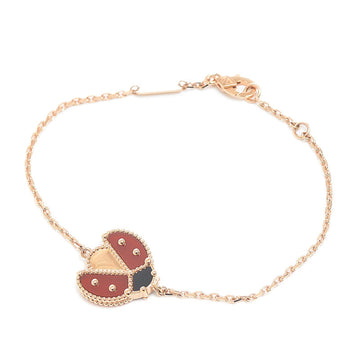 VAN CLEEF & ARPELS Lucky Spring Bracelet Open Wing Ladybug K18RG