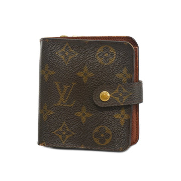 LOUIS VUITTONAuth  Monogram Compact Zip M61667 Wallet [bi-fold]