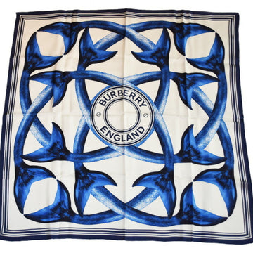 BURBERRY M2203-49-bur Silk Scarf White