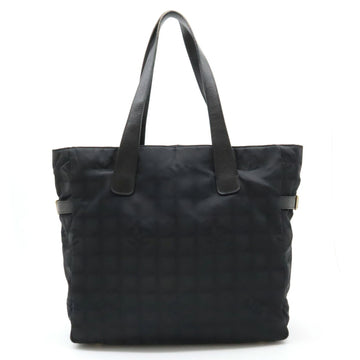 CHANEL NEW Line New Tote GM Bag Shoulder Nylon Leather Black A15825