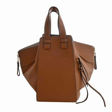 LOEWE Leather Hammock Small Handbag Brown Ladies