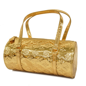 LOUIS VUITTONAuth  Monogram Miroir Papillon M95270 Women's Handbag Gold