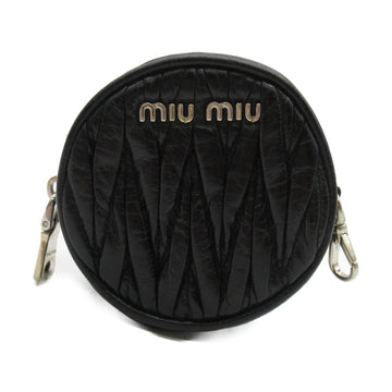 MIU MIU coin purse Black leather