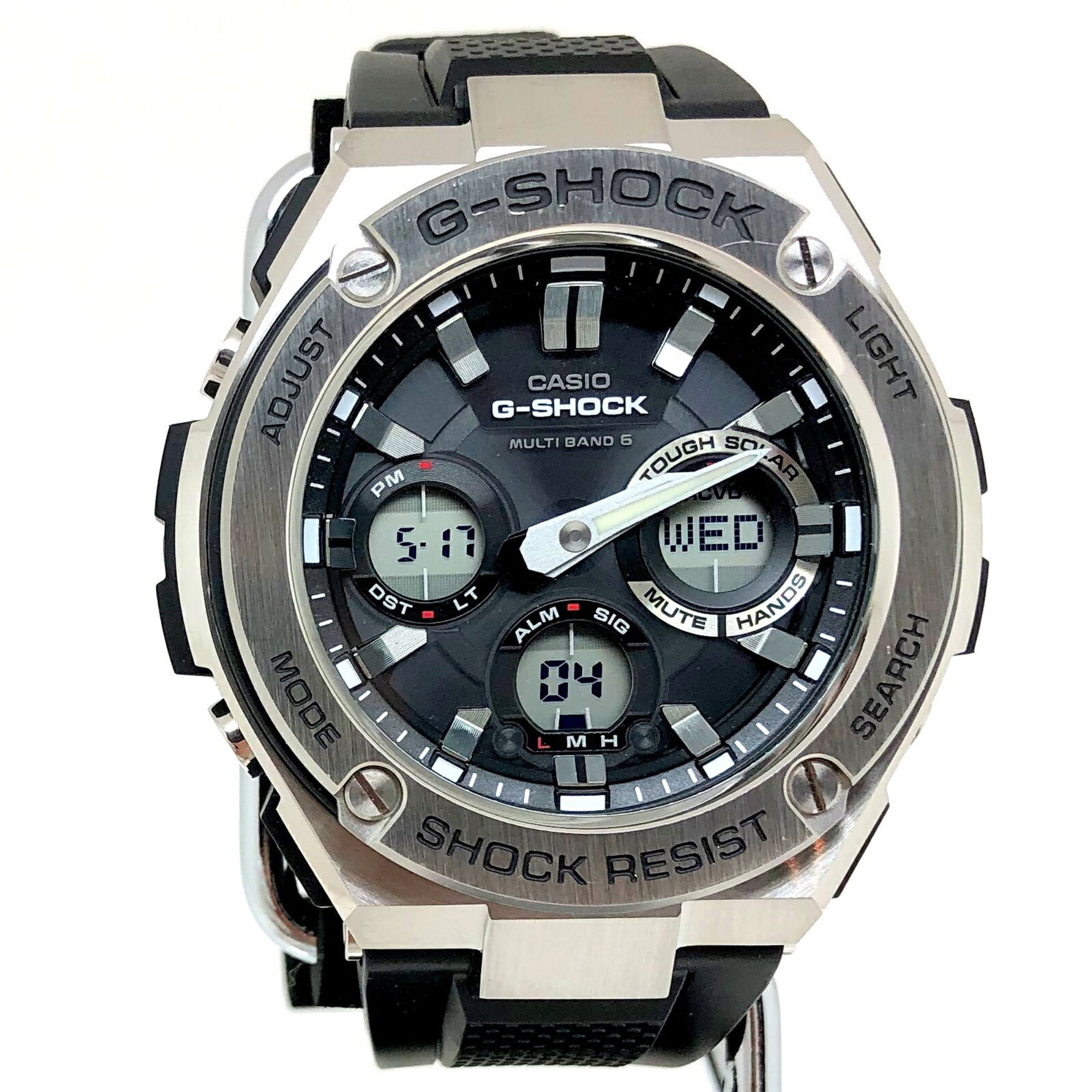 CASIO G-SHOCK G-Shock watch GST-W110-1A G-STEEL G steel electric wave