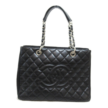 CHANEL GSTChainTote Bag Black Calfskin [cowhide]