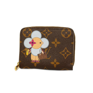 LOUIS VUITTON Wallet/Coin Case Monogram Vivienne Zippy Coin Purse M69055 Brown Ladies