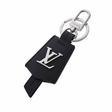 LOUIS VUITTON LV Cloche Cle Black M68020 Women's Calf Keychain