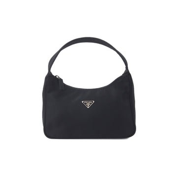 PRADA mini hand bag nylon Nero black MV515 silver metal fittings Hand Bag