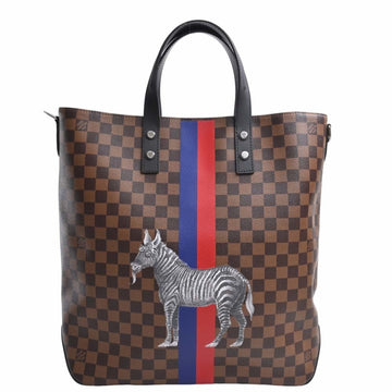 LOUIS VUITTON Damier Savannah Chapman Brothers Atlas Tote Bag N42702 Brown Men's