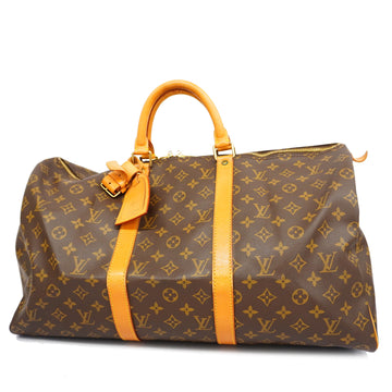 LOUIS VUITTONAuth  Monogram Keepol 50 M41426 Boston Bag