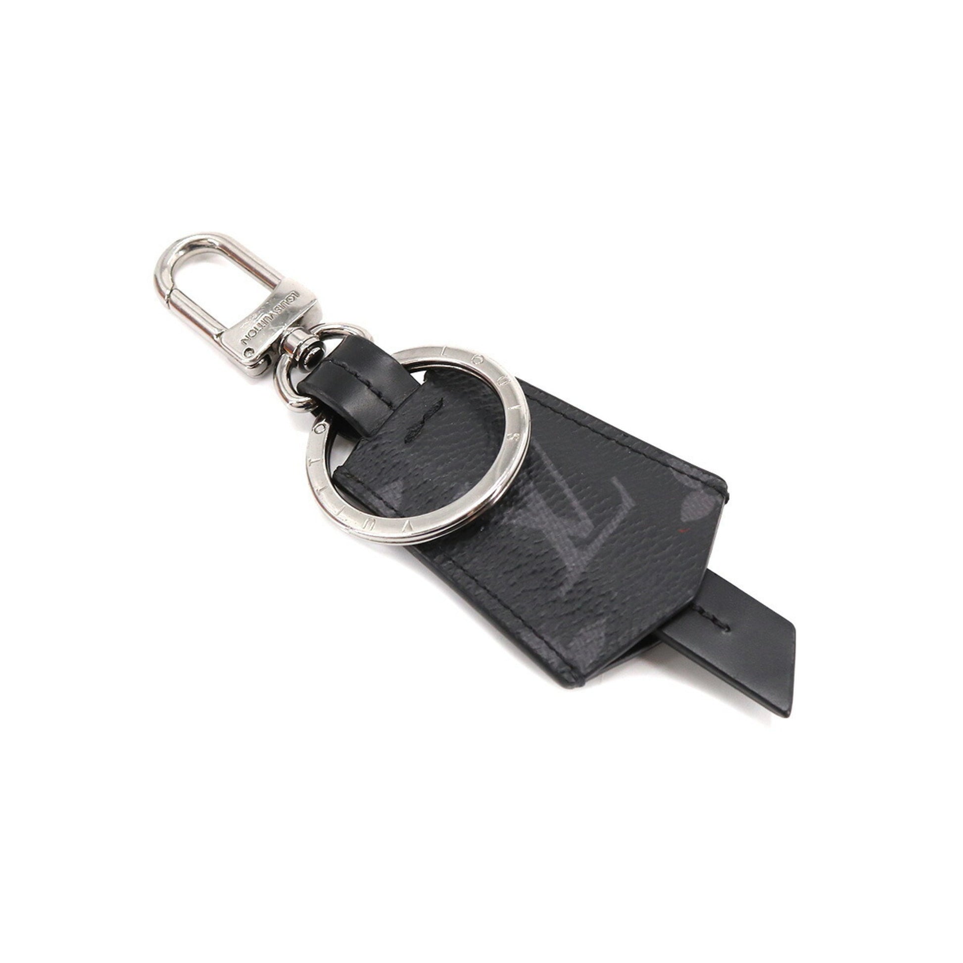 LOUIS VUITTON Monogram Eclipse Cloche Cle key ring bag charm key