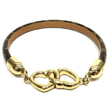 LOUIS VUITTON Monogram Brass Resay Jesus M6758E Brand Accessory Bracelet Women's